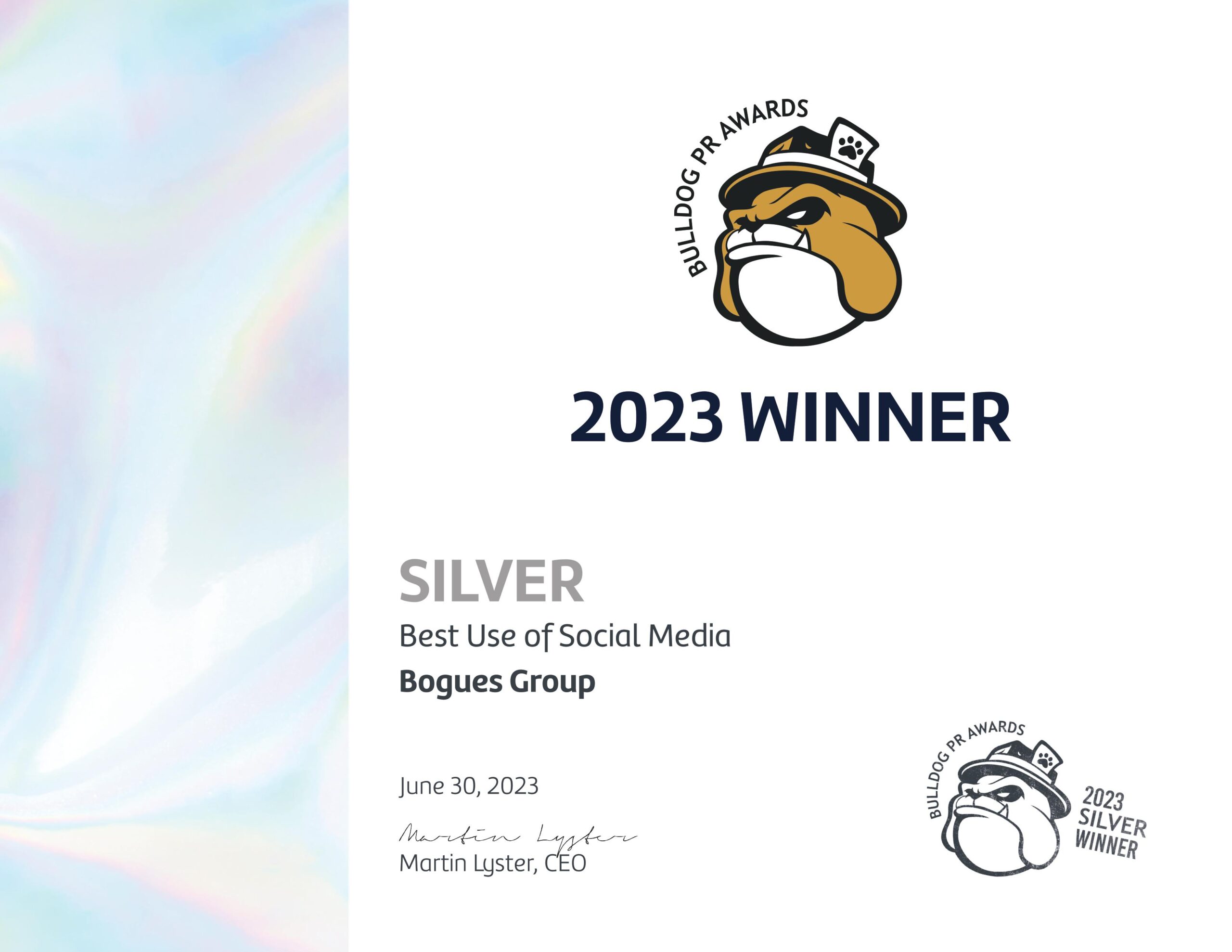 Best Use of Social Media - Silver